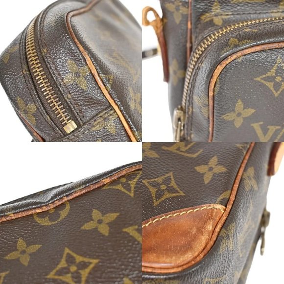 Auth LOUIS VUITTON Amazon Crossbody Shoulder Bag Monogram Leather - Picture 4 of 16